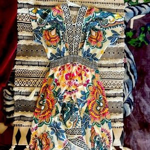 Beautiful brand new never worn. Bohemian style dress.